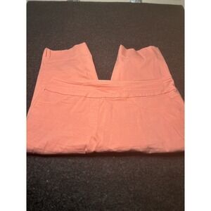 Ruby Rd Coral Pink Capris Cropped Pants Size 16 Women's Casual Comfort